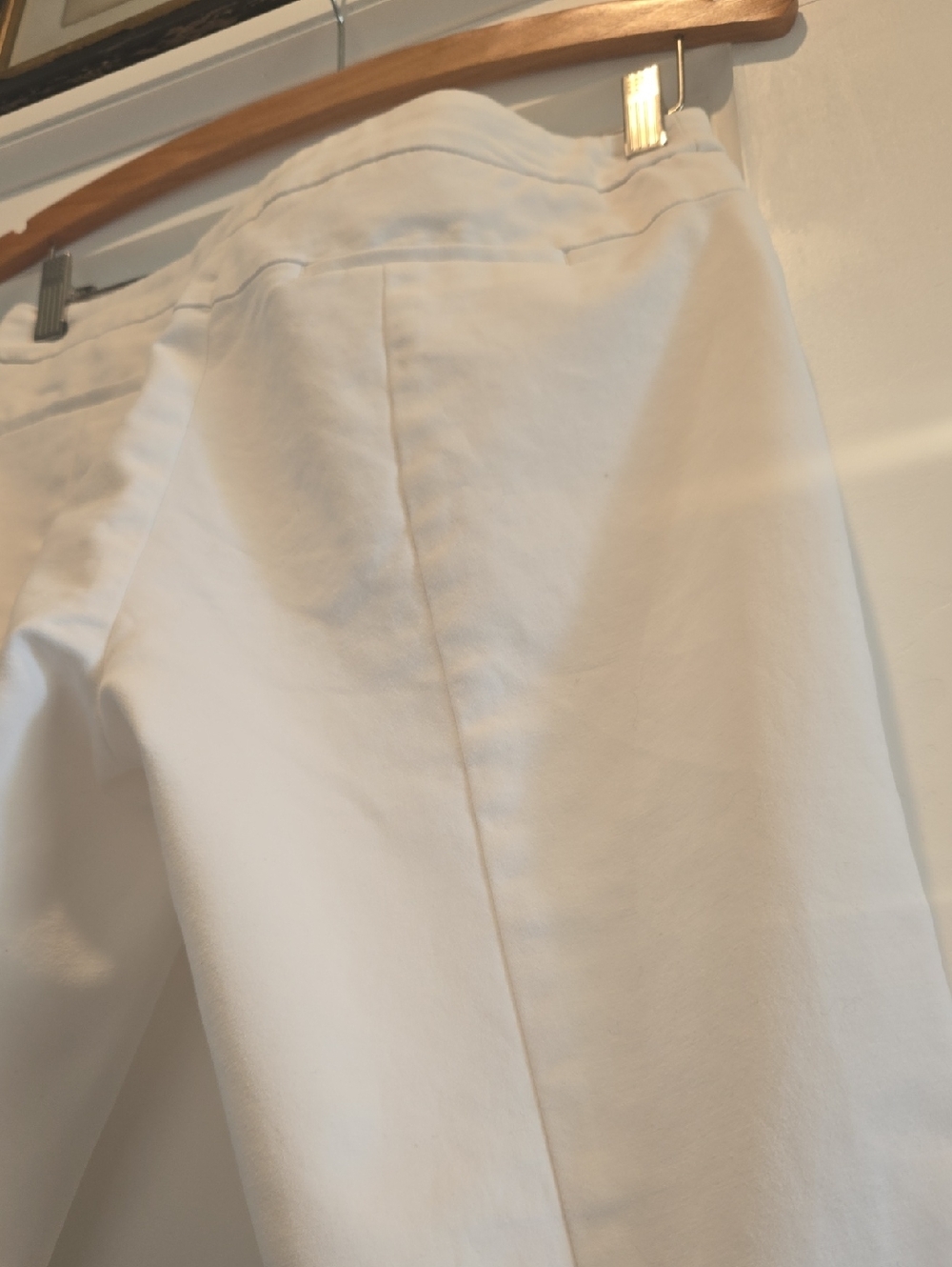 Adrianna Papell White Cropped Slacks - Picture 9 of 12